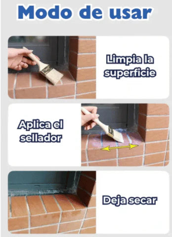 Sellador transparente impermeable GELSEAL