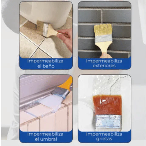 Sellador transparente impermeable GELSEAL