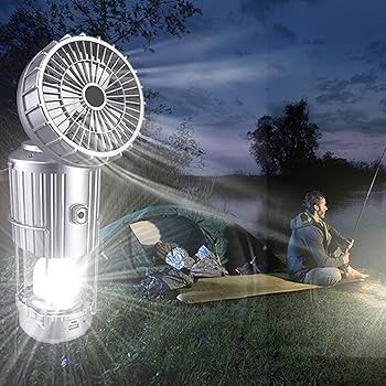 LumiFan SOLAR 3en1  (Lámpara+ Ventilador+ Cargador Portátil)