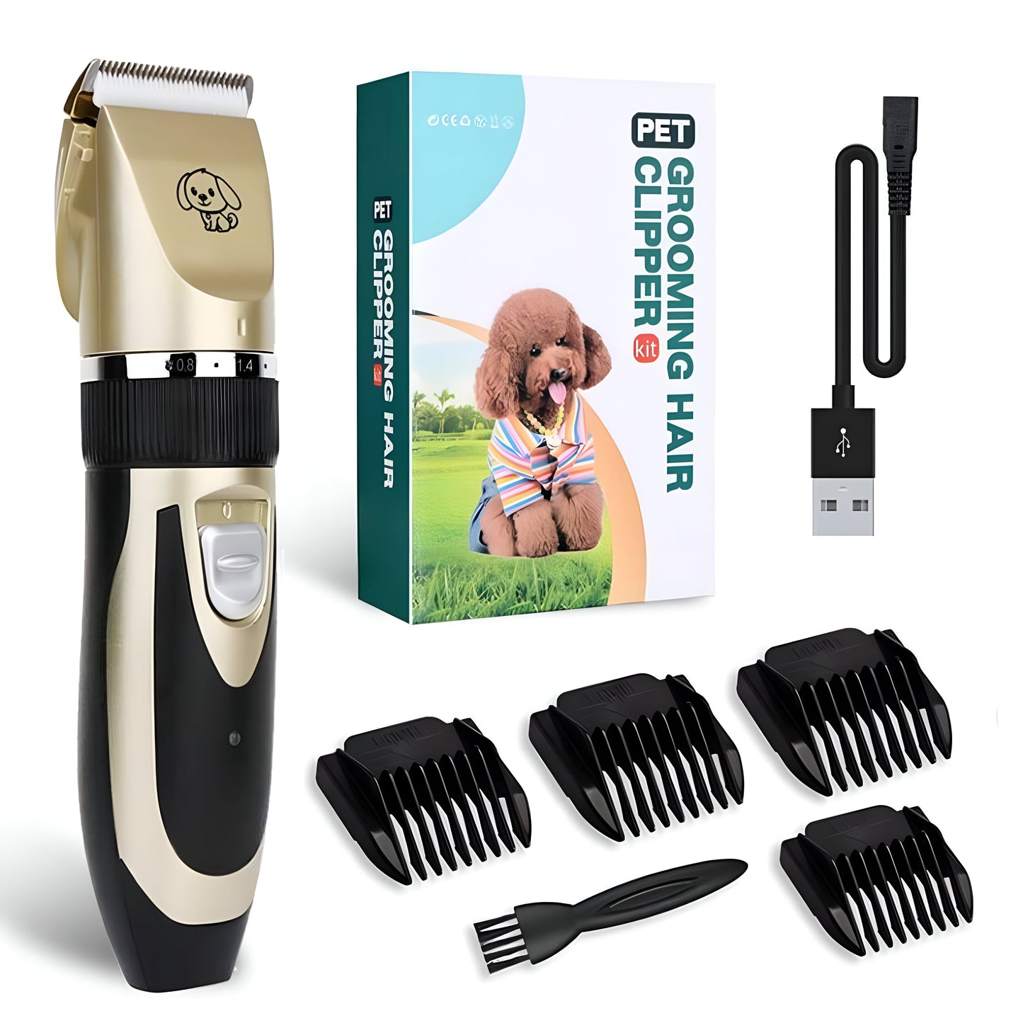 KIT MÁQUINA DE MASCOTA PROFESIONAL