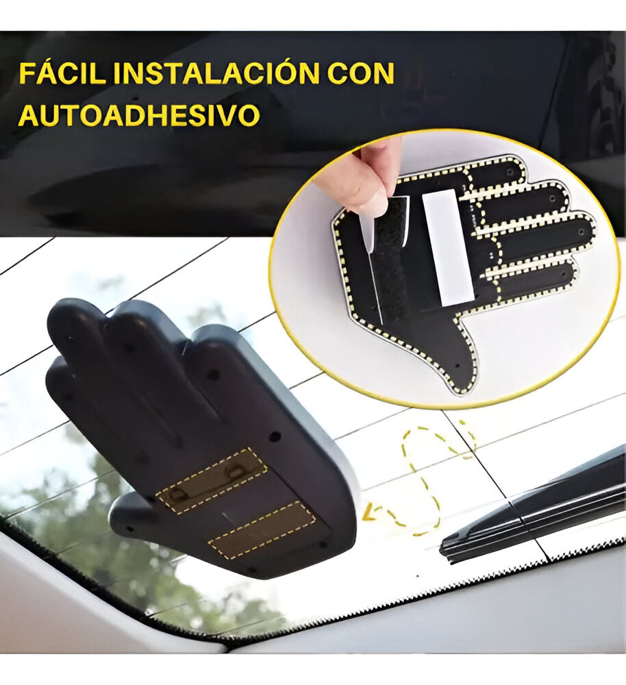 MANO LED DE SEÑAS PARA AUTO