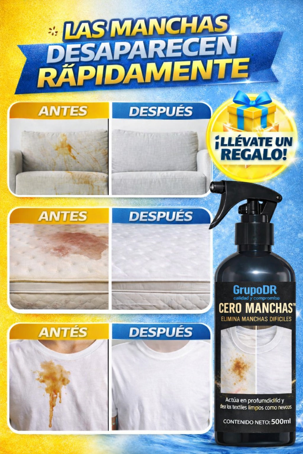CEROMANCHAS 500ml + REGALO🎁