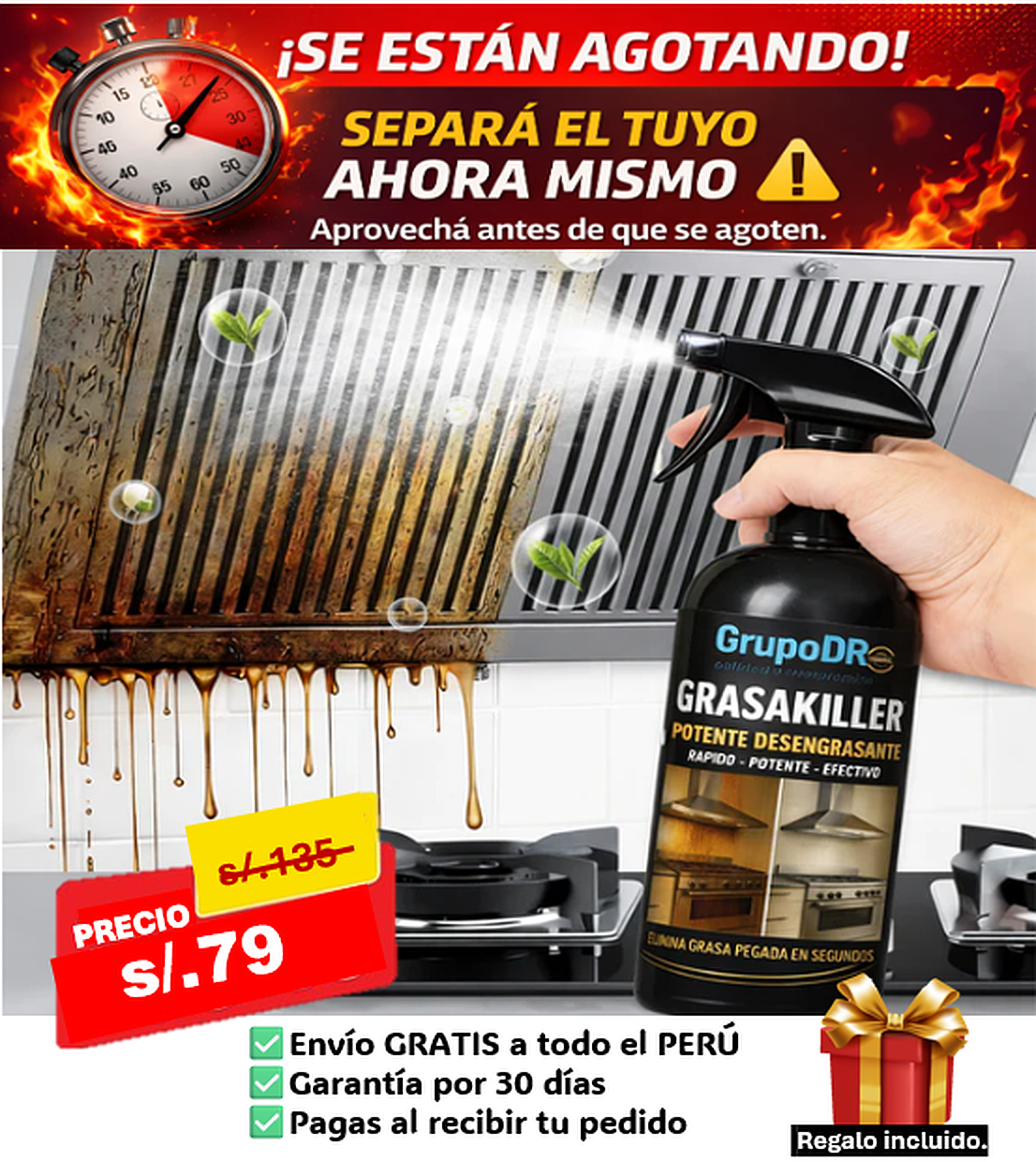 GRASAKILLER 500ml+ REGALO🎁